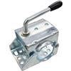 trailer parts4u Fascetta di serraggio Ø 60 mm, Flangia con 6 Fori, Universale, Supporto per Ruota di Supporto, Morsetto di Ricambio per Alko