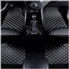 SANNITOU Tappetini Auto Tappeti Auto per Mitsubishi ASX 2016-2019,Antiscivolo Pelle Impermeabile Auto Stuoia Resistente Allo Sporco Tappeti Auto Accessori,Black beige