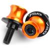 TREONK Supporti per Forcellone Posteriore - M10 Supporti Cavalletto Alluminio Coppia di Nottolini Alza Moto per Kawa&&saki Z750 Z 750 2007-2017(Non adatto per Z750 2018-2024)