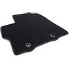 kh Teile Tappetino per guidatore, Toyota Yaris, in velluto, lato conducente, qualità originale, nero