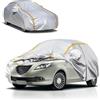 RONGESAEFS Telo copriauto da esterno per Lancia Musa(2004-2012),Copertura per auto impermeabile antivento antigraffio telo copriauto Adatto a tutte le stagioni