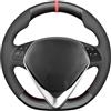 MEWANT Coprivolante Su Misura da Cucire per Alfa Romeo Giulietta | Alfa Romeo Giulietta 2014-2021 / MiTo 2014-2019 Traspirante Per Volanti Riscaldati Resistente