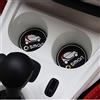 SHIFENG Compatibile con Smart Fortwo Forfour 453 2015-2020 Tappetino portabicchieri antiscivolo in gomma per auto (2 pezzi-logo smart)