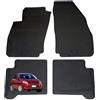 W-Parts TAPPETI - TAPPETINI IN GOMMA 3D NERI PER FIAT GRANDE PUNTO DAL 2006 IN POI