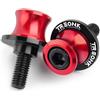 TREONK Supporti per Forcellone Posteriore - M10 Supporti Cavalletto Alluminio per Kawasaki Z750 2006-2017 Z750R 2011-2015 Versys 1000 2012-2015 Versys 650 2003-2014 Ninja250sl 2015-2016 125 Duke 2012-2015