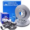 ATE Set di freni asse anteriore+dischi freno anteriori ¯ 280mm e pastiglie freno anteriori Compatibile con AUDI A3, SEAT ALTEA, LEON, TOLEDO 3, SKODA OCTAVIA 2, YETI, VW BEETLE, CADDY 3, GOLF 5+6, JET