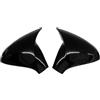 VETJMUA Calotte Specchietti Auto Per Peugeot 207 308 2006 2007 2008 2009 2010 2011 2012 1 Paio Di Copri Specchietti Retrovisori Laterali Per Auto(Glossy Black)