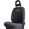 Italfodere - Accessori Auto - Coprisedili Auto Su Misura per Fiat Panda 2003-2011 II Serie - Anteriori e Posteriori - In Cotone - Facile da Installare - Fatti a Mano - Made in Italy - Antracite18