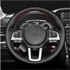 NingRuiBhd Copri Volante Protezione Copertura Per Subaru Per Legacy Per XV 2015-2017 Per Outback 2014-2017 Per Forester 2015-2018 Coprivolante In Pelle Per Auto(Red Thread)