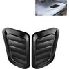 Generico Un Set (2 Pezzi) Accessori Auto Tuning di Prese d'Aria del Cofano Motore,Compatibile con Fiat Panda City Cross 2017-2025,Prodotti di Tuning Auto,Moderno e Impressionante (Nero)