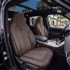 GIOVANNI BUTTI Coprisedili universali per auto e SUV - Coprisedili anteriori di alta qualità, in lino, marrone, compatibili con airbag, coprisedili per auto, set completo con kit di montaggio