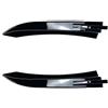 Rugnipw Diffusore Spoiler Paraurti Posteriore Per BMW Serie 3 F30 F31 Paraurti Posteriore Diffusore Splitter Laterali Kit Carrozzeria 316 318 320 325 330 Berlina/Touring 2011-19(Gloss Black)