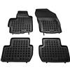 MTM Tappetini Gomma per Peugeot 4007 7 posti 2007-2012 Design a Vaschetta, su Misura con Bordi Rialzati cod. 3D 5612