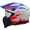 LS2, Casco Moto Jet/Modulare DRIFTER TREK White Blue Red, XXL