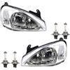 Johns Fari alogeni adatti per Opel Corsa C - 03 incl. 4x set H7 Sistema Valeo