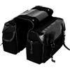 Generic Borsa laterale per moto, in tela, impermeabile, borsa portaoggetti posteriore per bicicletta, multi tasca, organizer per attrezzi da pendolarismo, bagaglio da ciclismo per viaggi su strada, scooter e