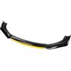 IKQOZPGN Spoiler Anteriore per Alfa Romeo Mito 2008-2019 Modificato Diffusore Splitter Frontale per Car Decorazione Pala Protezione Mento e Labbro,A-Yellow