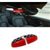 Generic Compatibile con accessori per Mini Cooper, decorazione ABS, coperture per specchietto retrovisore interno (JCW, Serie F con foro per sensore 2014-2024)