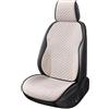 DSSJDKH Coprisedile Auto Per BMW X3 G45 Fodera Per Sedile Auto In Lino Traspirante D5 Tappetino Per Interni Misura Universale Set Copri-Sedile Universale(Beige)