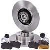 ATEC Germany Set freno posteriore incl. dischi Ø 260 mm completi + | Compatibile con: RENAULT CLIO IV, GRAND SCÉNIC III, MEGANE CC, MEGANE III Grandtour, SCÉNIC III