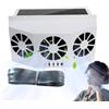 Qutalmi Ventola di scarico per auto solare,Ventilatori per auto ad energia solare,Ventola di scarico automobilistica silenziosa - Ventilatore per finestrino auto con batteria da per rimuovere