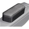 Generic Cuscinetto poggiabraccia per auto - Cuscino in schiuma regolabile in altezza a tre livelli in tono antracite, modulo di supporto imbottito, potenziatore console compatto, riposo ergonomico con profilo