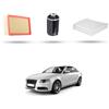 HOFFCAR Kit Tagliando 3 filtri compatibile con Audi A4 (B8) 1.8 tfsi 118kw dal 2007 al 2012