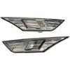 Generico luce di stop Indicatore di direzione Per La Luce di Segnale Laterale Per Foglia Lampada Per HONDA Per CIVIC 2016 2017 2018 2019 2020 2021 FC1 34350-TET-H01 34300-TET-H01 luce freno(Smoked with bulbs)