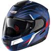 NOLAN N90-3 Comeback N-Com Casco (Blue Matt,S (56))