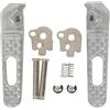 TCMT Pedane posteriori per poggiapiedi passeggero adatto per Honda CBR600RR 2003-2023 CBR1000RR 2004-2016