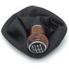 SUPURGTMCM Pomello Cambio Copri Cuffia Leva Cambio 5/6 Marce Auto per VW per Passat B5 1998 1999 2000 2001-2004 Leva Cambio Maniglia(6 Speed)