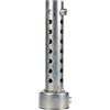 Generic Silenziatore Universale per Moto DB Killer, Inserto per Marmitta, Tubo di Scarico in Argento, Eliminatore di Rumore, Marmitta per Moto (42 mm)