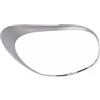 Gdfnmogo Rivestimento per fanale posteriore sinistro per Fiat 500L (2014-2020) - Cornice posteriore in plastica ABS, finitura cromo argento, OEM 68235995AA / 77366440
