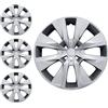 W-Parts SERIE 4 BORCHIE - 4 COPRICERCHI COPPE RUOTA 15 PER FIAT TOYOTA YARIS - DIS.B
