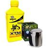 Bardahl KIT TAGLIANDO PER HARLEY DAVIDSON ROAD KING 1450 2003 - 2006 - 4 x LITRI BARDAHL XTM 20W50 - 1 x FILTRO OLIO CROMATO HIFLOFILTRO HF171C