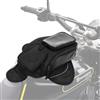 HERCHR Borsa da Serbatoio per Moto, Zaino Decorativo in Tessuto Oxford Impermeabile Resistente all'usura Zaino Magnete Navigazione Bisaccia per la Guida