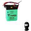 farbrothersonline COMPATIBILE CON MOTO MORINI Kanguro 350 1988 A 2021 BATTERIA UASA GIA' PRONTA ALL'USO 6N2-2A-1 6V/2AH BATTERIE AVVIAMENTO MOTORE SPECIFICA MOTO SCOOTER
