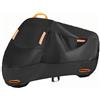PjjxQf Teli per Moto per Harley Davidson Dyna Superglide 1995-2014,Tessuto Oxford Telo Coprimoto Copertura Teli Traspirante Antipolvere Rain Cover Teli Moto Esterno Accessori,XXL