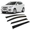 CarJoy Deflettori d'aria per finestrini laterali, compatibili con Hyundai Tucson 2015-2021, parapioggia, deflettori adesivi, 4 pezzi