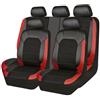 AlTurn Coprisedili Auto Set Per Opel Corsa F/Corsa-e MJ22/Corsa Edition/GS Line 2019-2023 2024, 9Pcs PU Impermeabile Set Fodere Anteriori e Posteriori Copri Sedili Auto Set Coprisedili, Auto Accessori
