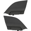 akddaf 2x Copertura gancio traino paraurti anteriore, adatta for Toyota, RAV4 2016-2018 Copri gancio traino destro e sinistro for auto Copertura del gancio di recupero posteriore(For European Model)