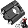 Generic Riser per manubrio da 22 mm 7/8 - Supporto per manubrio per moto da 22 a 28 mm | Regolabile e ispessito, maniglia a del volante con spessore verso l'alto, riduce l'affaticamento per ATV Dirt Bike
