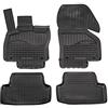 J&J AUTOMOTIVE | NORM 3D Tappeti Tappetini Auto In TPE Gomma Su Misura Per Golf 7 VII 2012-2019, Kit di 4 Pezzi, Inodore, Nero, Antiscivolo