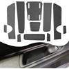 YEE PIN 2023 2024 Avengers Tappetini Elettrici in Gomma Compatibili con Jeep Avengers 2023 2024 Tappetini Antiscivolo per Console Centrale, Scatola di Immagazzinaggio Avengers Interni (Nero)