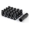 YBHPQRE viti delle ruote Compatibile Con Suzuki Per Vitara 1988-2019 20PCS Raggi Ruota Ettagonali Dadi Di Bloccaggio Lunghezza 32MM Dado Ad Estremità Chiusa M12 * 1.25 M12 * 1.5(5,M12*1.25)