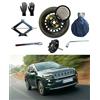 D'ANGELO 1988 Kit Ruotino di Scorta 17 compatibile con Jeep Compass (2017>) con Cric, Chiave, Vite, Guanti e Sacca 165/80R17