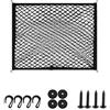 EKEGUY Reti per auto Rete Bagagliaio 100x60cm Bagagli Isolamento Detriti Borsa Portaoggetti Modifica Forniture Ritiro Deposito In Corda Esterni Rete Baule Auto(D 80x60)