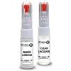 SD COLORS BIANCO LUNA 544 compatibile con VESPA New Touch Up Paint Pen Kit di riparazione 20 ML GRAFFIO SPAZZOLA COLORE CODE 544 BIANCO LUNA (VERNICI+LACQUER)