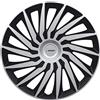 Michelin Copricerchi 16 pollici Serie/Kit nero argento Copricerchi Auto 009027