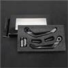 YUCHUJCGSS Paramani Moto PER DUCATI 400 620 695 696 750 796 797 821 900 937 PER MONSTER Protezione Manopole Manubrio Moto Protezione Leve Freno Frizione Motocicletta Hand Guard(Black)
